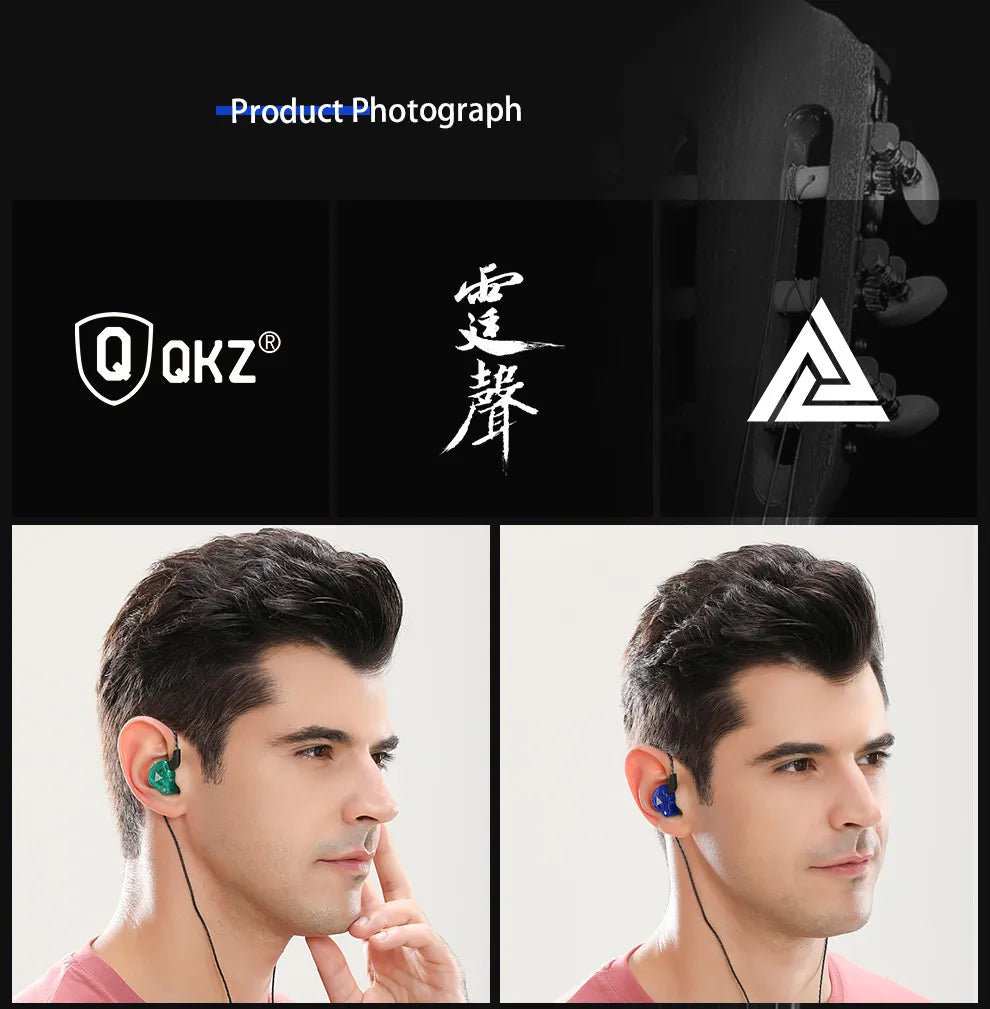 QKZ AK6 Wired Headphones