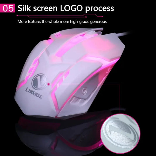 Limei S1 E Sports LED Wired Mouse